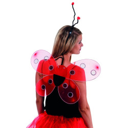 Kit de Coccinelle : Ailes et Serre-Tête - costume animaux adulte - Déguisement animaux adulte The Duck