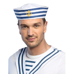 Chapeau marin ray√© adulte  
