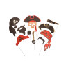 Kit photobooth pirate 10 pi√®ces  