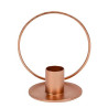 Bougeoir cercle rose gold 10 cm en m√©tal  