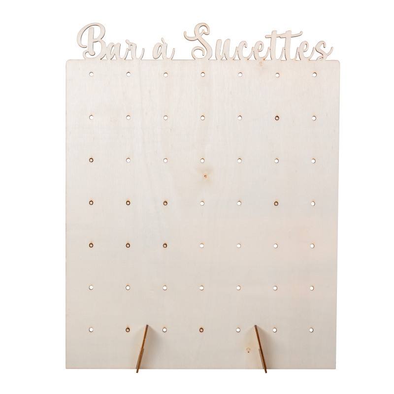 Pr√©sentoir √† sucettes en bois 40 x 30 cm bar √† sucettes  