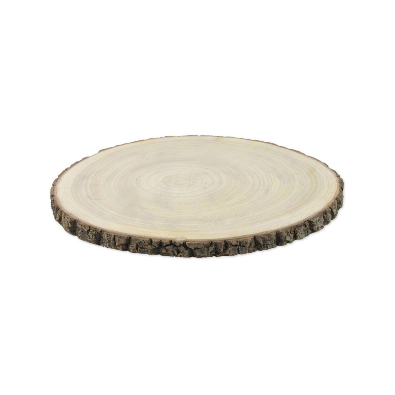 Rondin de bois naturel 33 √† 40 cm  