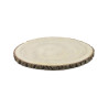 Rondin de bois naturel 33 √† 40 cm  