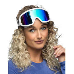 Lunettes de ski blanches adultes  