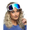 Lunettes de ski blanches adultes  