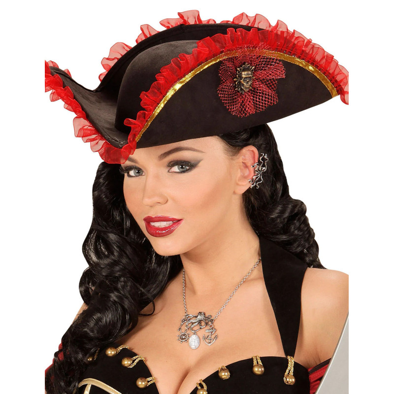 Collier pirate avec breloques femme  