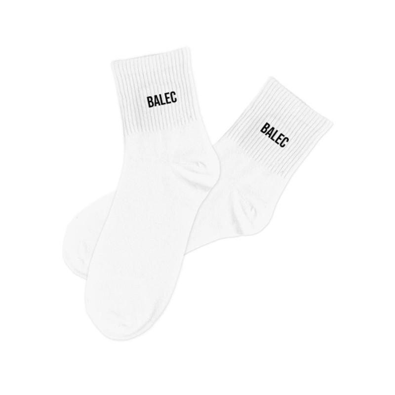 Chaussettes blanches Balec homme  