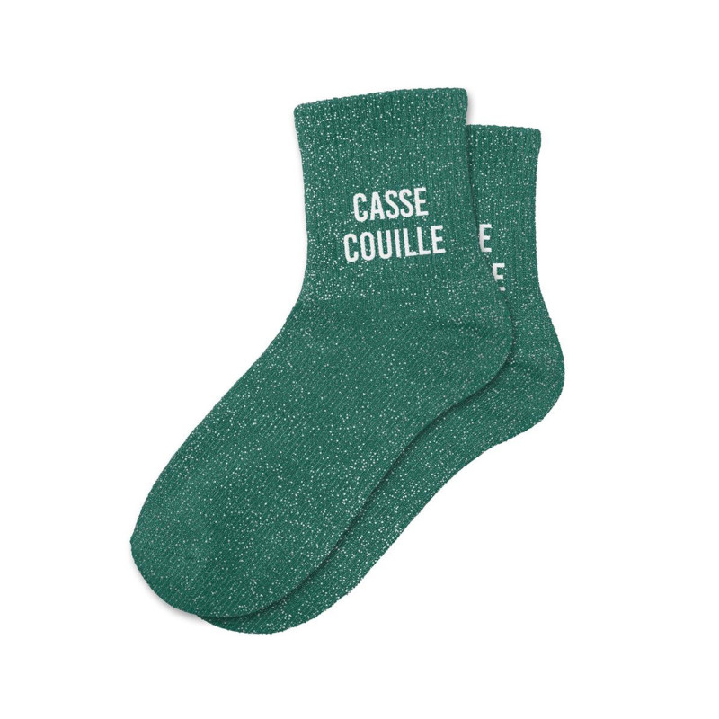 Chaussettes √† paillettes Casse couille femme  