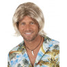 Perruque blonde surfeur homme  