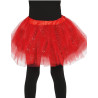 Tutu rouge √† paillettes fille  