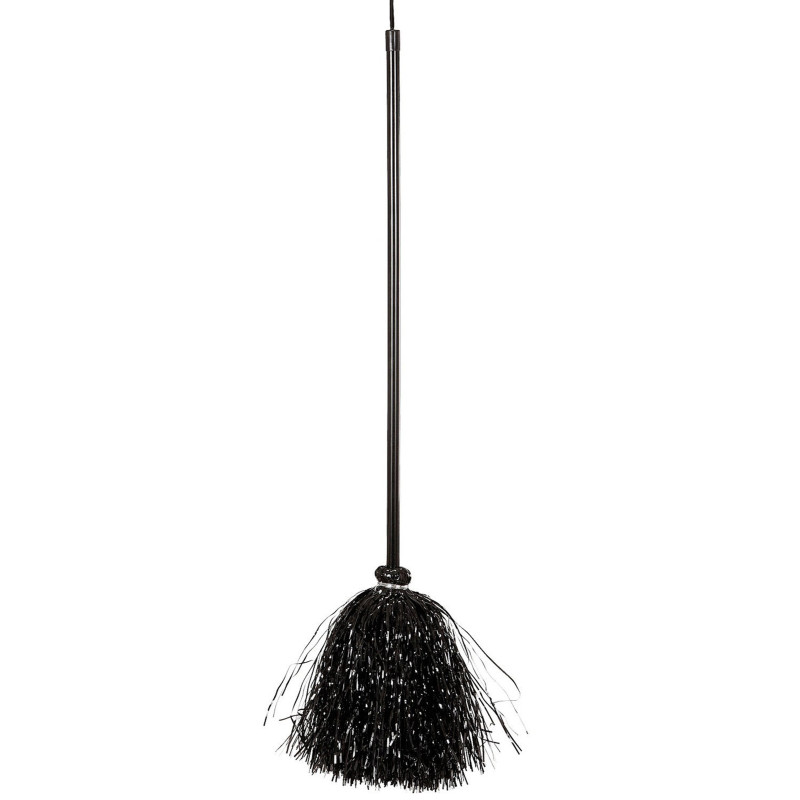 Balai de sorci√®re noir 90 cm Halloween  