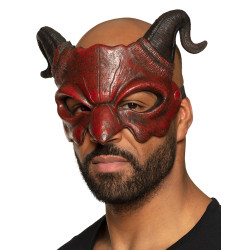 Demi-masque d√©mon adulte  