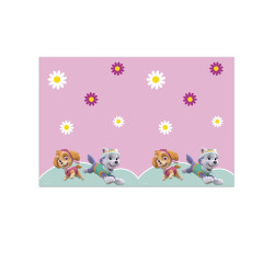 Nappe en plastique Pat' Patrouille Stella et Everest 120 x 180 cm  