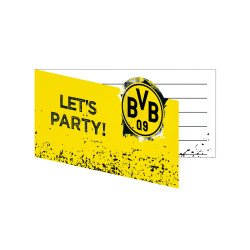 8 Cartes d'invitation Borussia Dortmund  