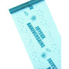 Chemin de table organza joyeux anniversaire turquoise 29 cm x 5 m √† paillettes  