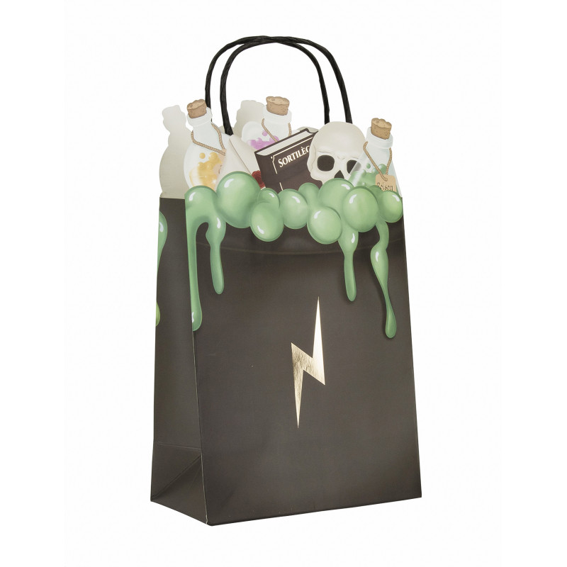 4 Sacs cadeaux en papier apprenti sorcier 20 cm  