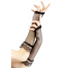 Gants mi-longs r√©sille femme  