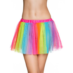 Tutu arc-en-ciel femme  