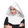 Coiffe nonne blanche adulte  