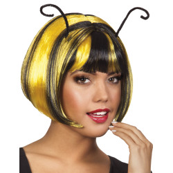 Perruque courte abeille femme  