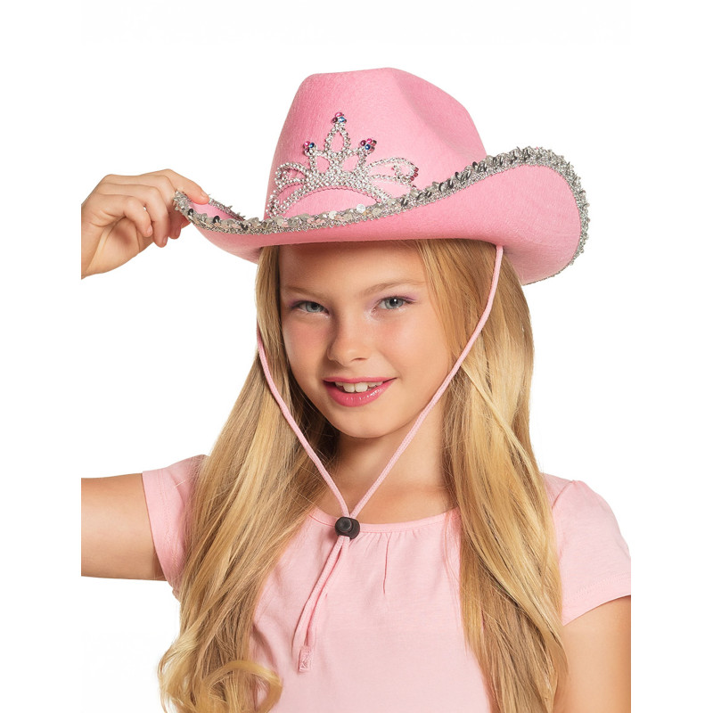 Chapeau cowgirl princesse fille  