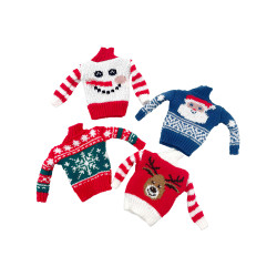 Pull de no√´l pour poup√©e lutin farceur al√©atoire  