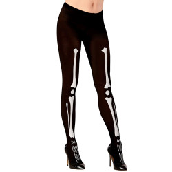 Collant squelette femme Halloween  
