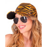 Casquette √† sequins tigr√©e adulte  
