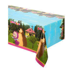 Nappe en plastique Masha et Michka  