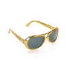Lunettes Elvis dor√©es adulte  