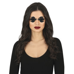 Lunettes fant√¥mes noirs adulte  