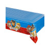 Nappe en plastique bleue et rouge Pat'Patrouille  120 x 180 cm  