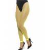 Collants r√©sille grande maille sans pieds vert fluo femme  