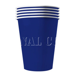 20 Gobelets am√©ricains carton recyclable bleus 53 cl  
