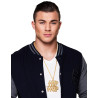 Collier Hip Hop dor√© adulte  