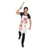 Tablier ensanglant√© boucher adulte Halloween  