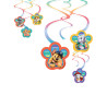 6 spirales en papier Pat' Patrouille 60 cm  