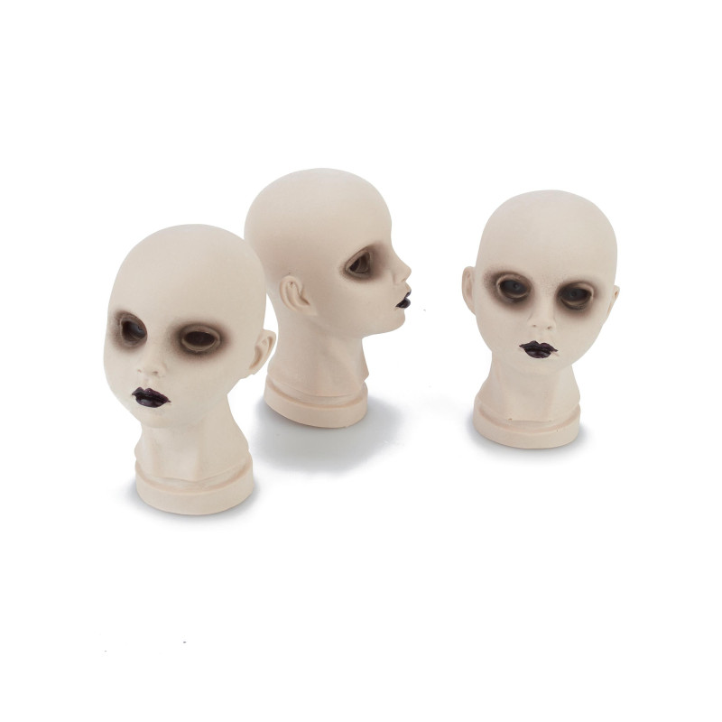 D√©corations t√™tes de poup√©es cadav√©riques  