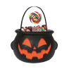 Chaudron citrouille noire 16 cm  