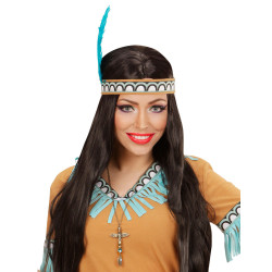 Collier totem indien dor√© adulte  