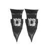 Sur-chaussures sorci√®re noires adulte Halloween  