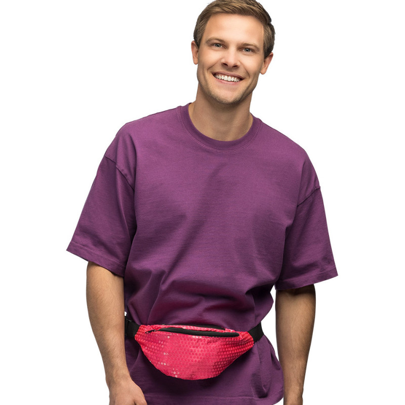 Sac banane rose fluo  