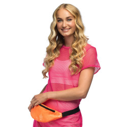 Sac banane orange fluo  