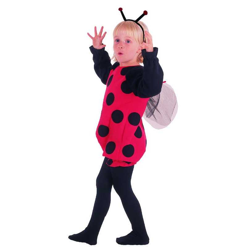 Déguisement de Coccinelle rouge & noire Enfant - Costume coccinelle fille animaux The Duck