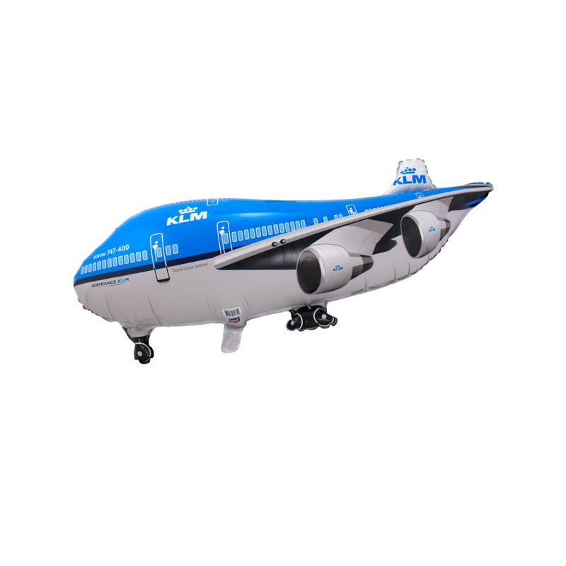 Ballon en aluminium g√©ant avion 95x45 cm  