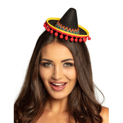 Mini sombrero mexicain adulte  