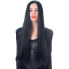 Perruque tr√®s longue noire femme - 75cm  