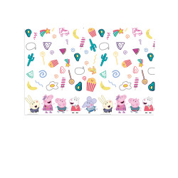 Nappe en plastique Peppa Pig 120 x 180 cm  