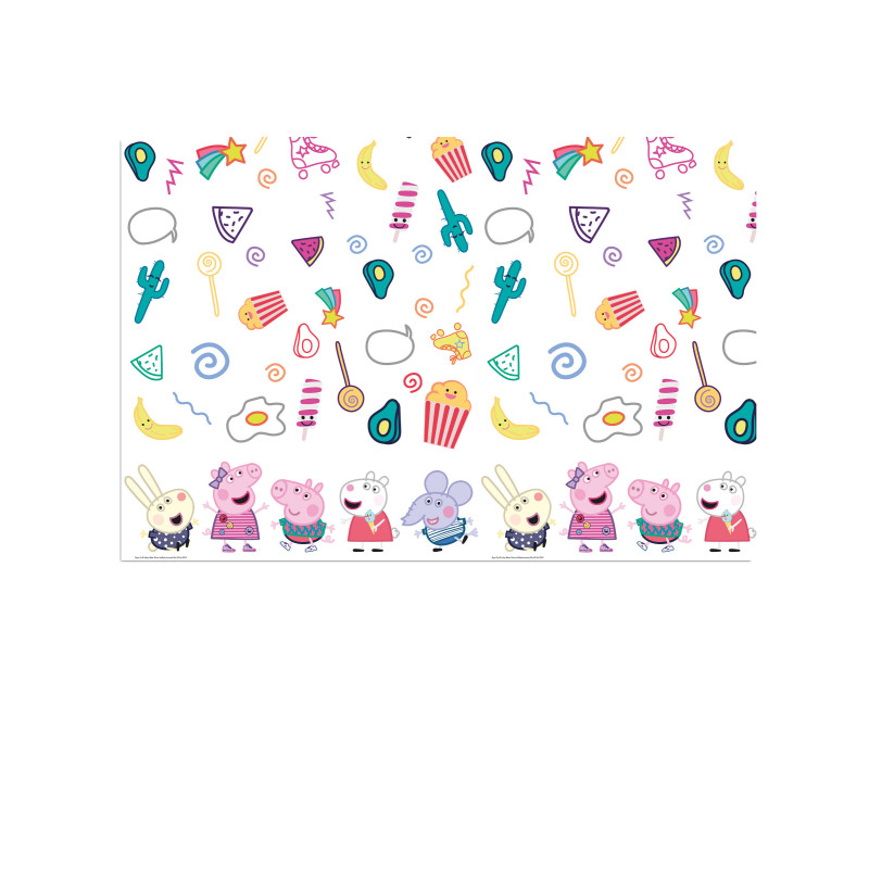 Nappe en plastique Peppa Pig 120 x 180 cm  