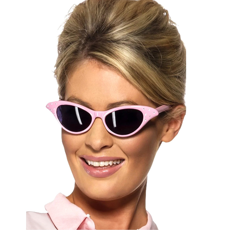 Lunettes roses adulte  